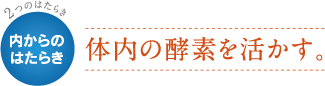 内からの働き